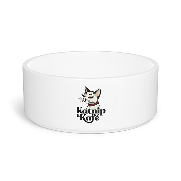 Custom Cat Themed Pet Bowl - Perfect Gift for Cat Lovers