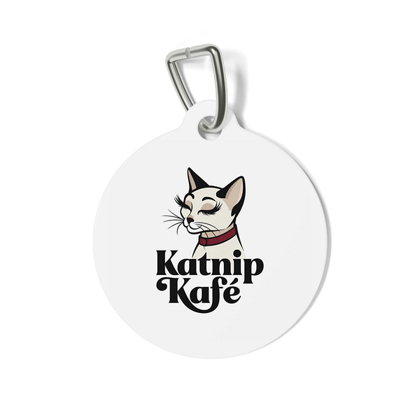 Katnip Kafe Durable Pet Tag