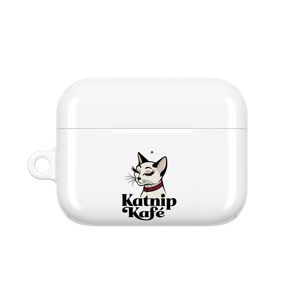 Cat Lover's AirPod Case - Stylish & Protective Katnip Kafé Design